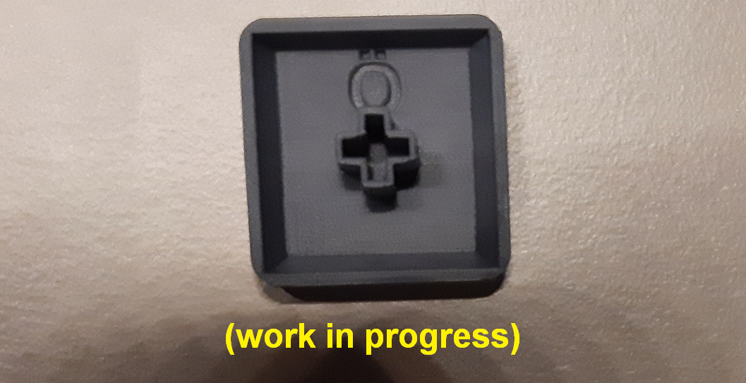 Keycap (blank) for Logitech MX Mechanical Keyboard