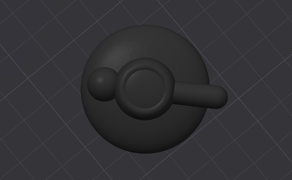 Rustic oven knob "Darina GM241 1E6" like