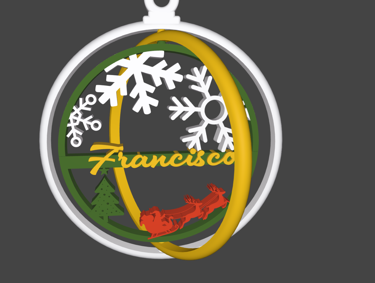 Custom Christmas Ornament