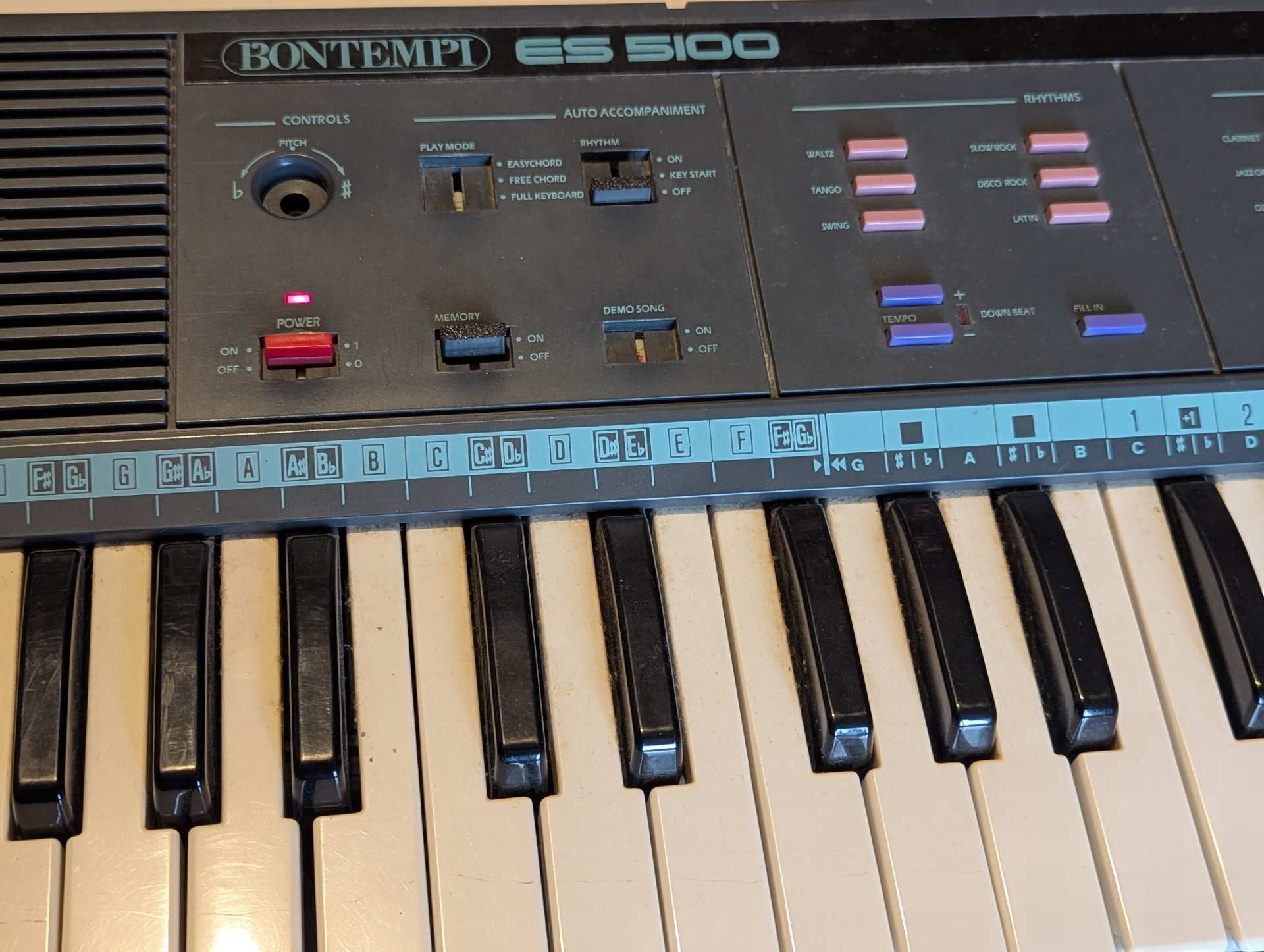 Botempi Piano ES5100 Replacement Button