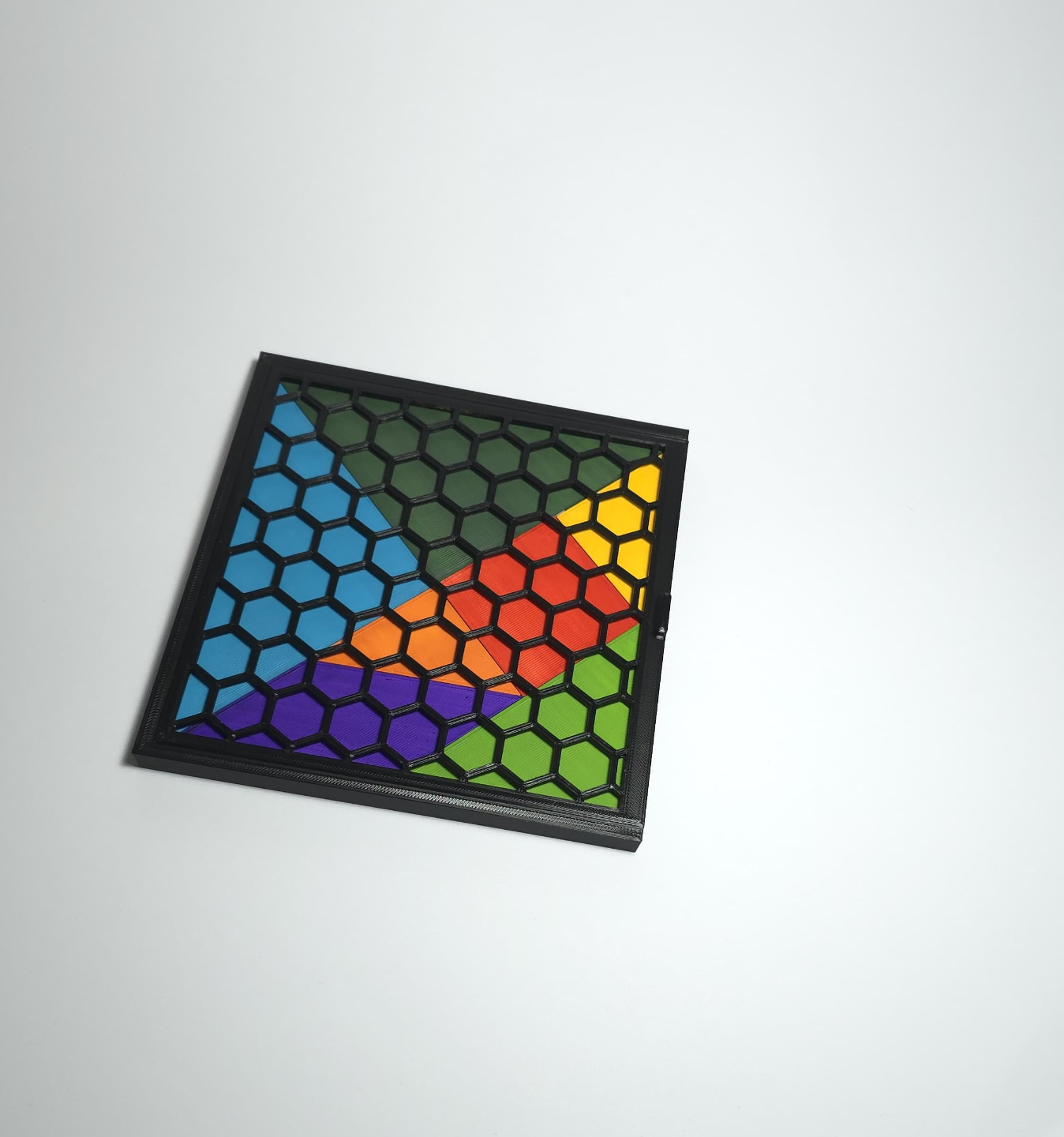 Tangram Puzzle Tiles (With Honeycomb Cover)