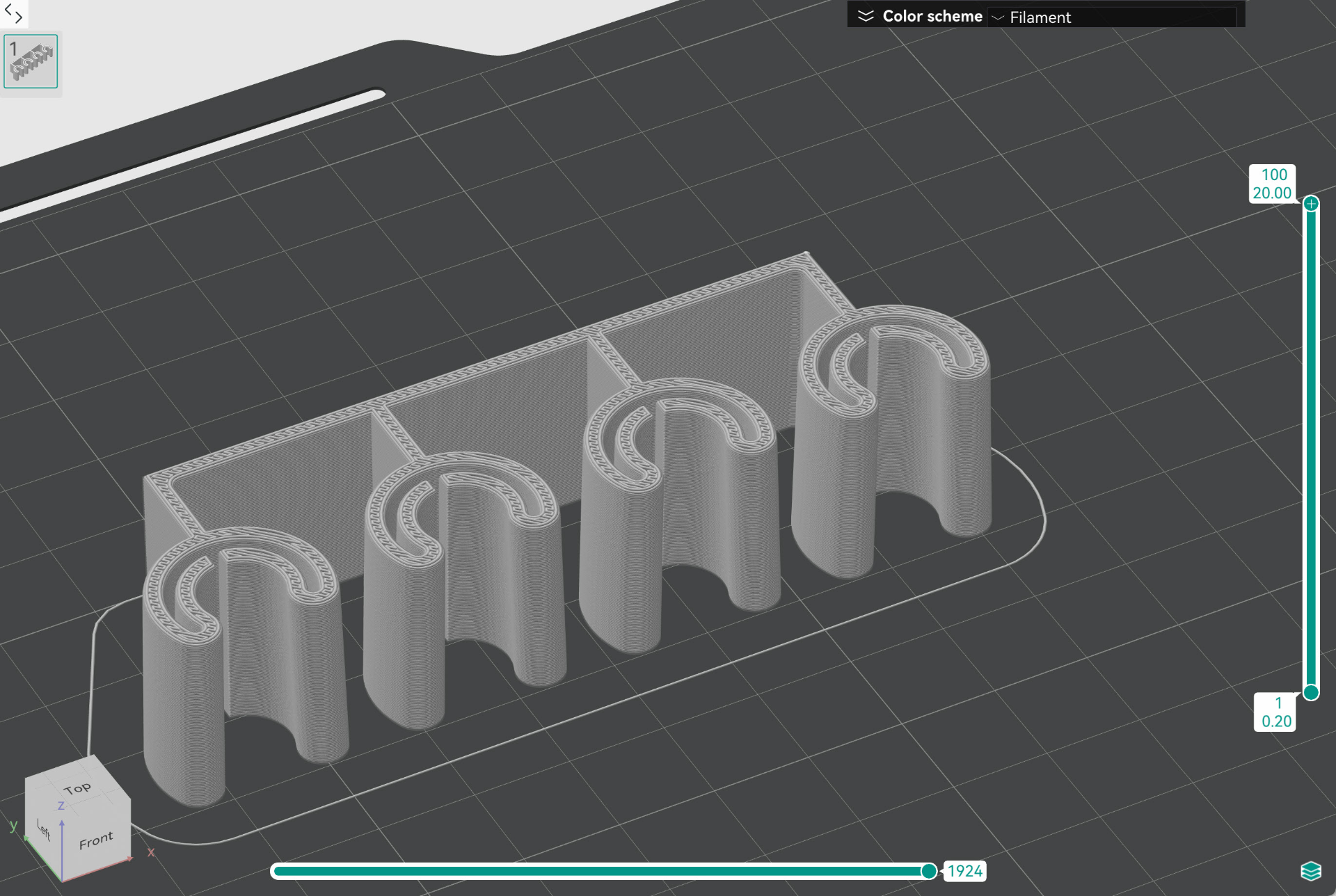 Toothbrush head holder for OralB