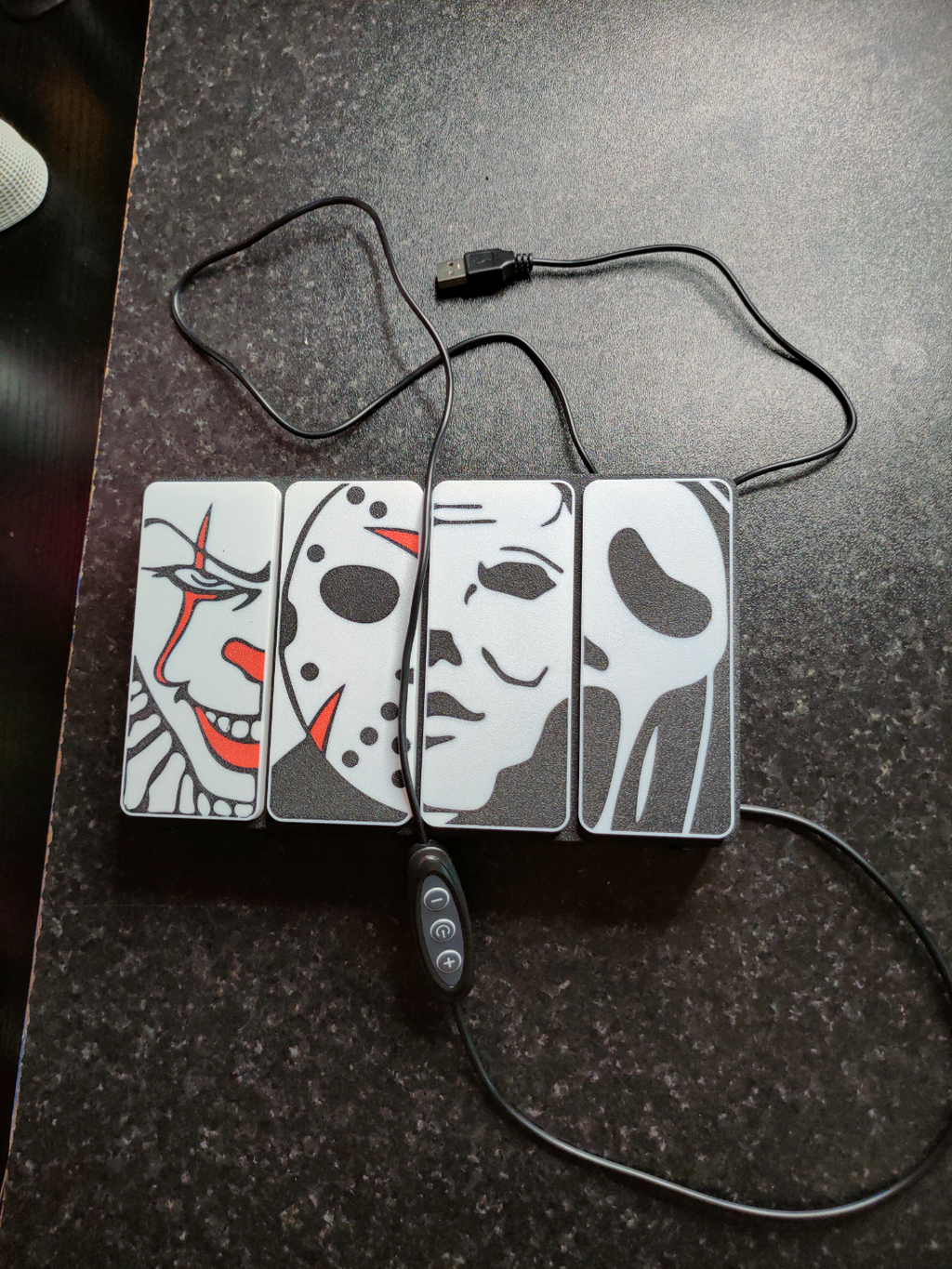 Horror movie tile light box