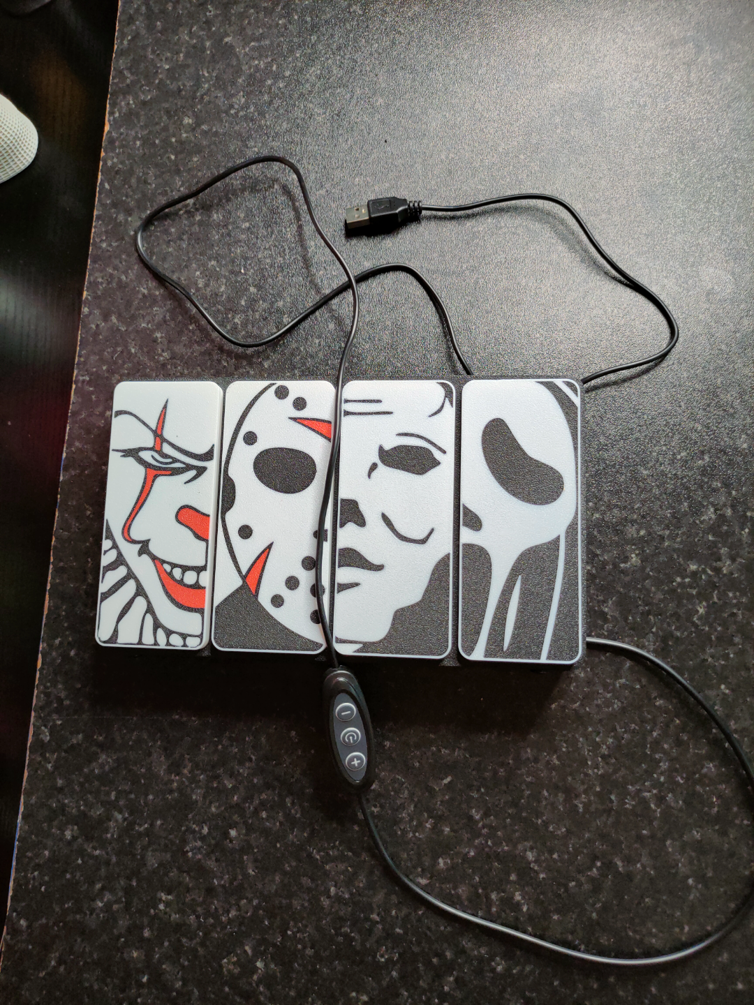 Horror movie tile light box