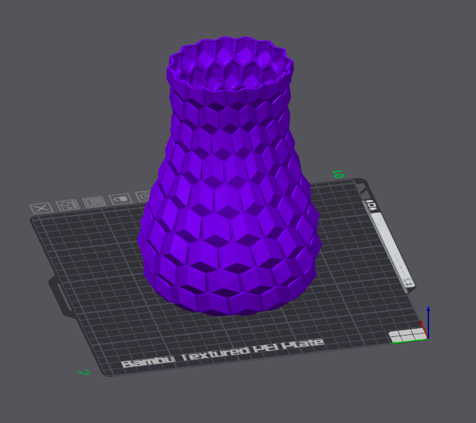 Honeycomb Vase for Wildflower Bouquet