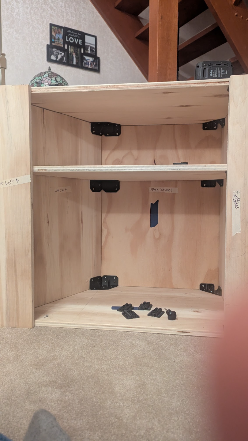 120 Degree - Cabinet Interior Bracket - #8 Screws