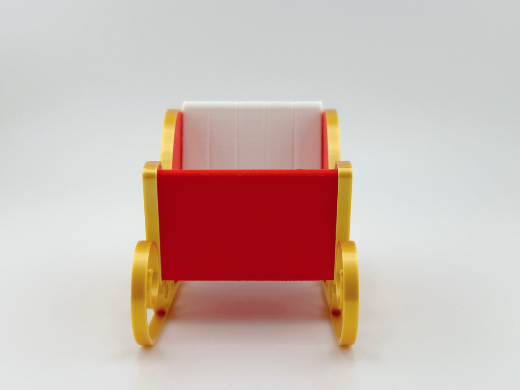 CHRISTMAS SANTA'S SLEIGH - NO SUPPORTS NEEDED - COMMERCIAL LICENSE
