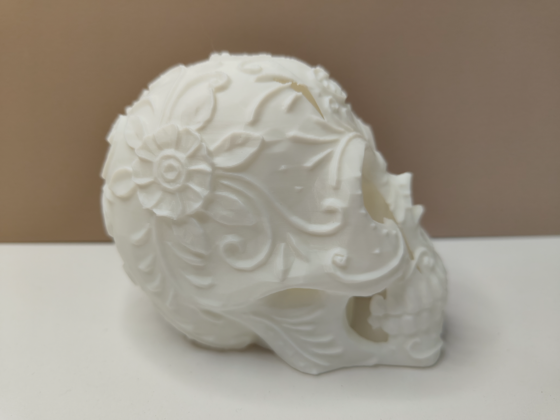 Halloween Skull Candle Lamp