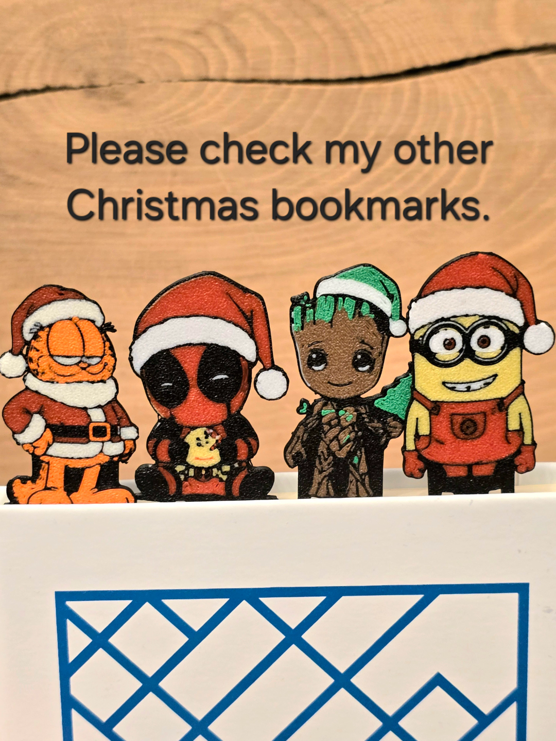 Christmas Minion Bookmark