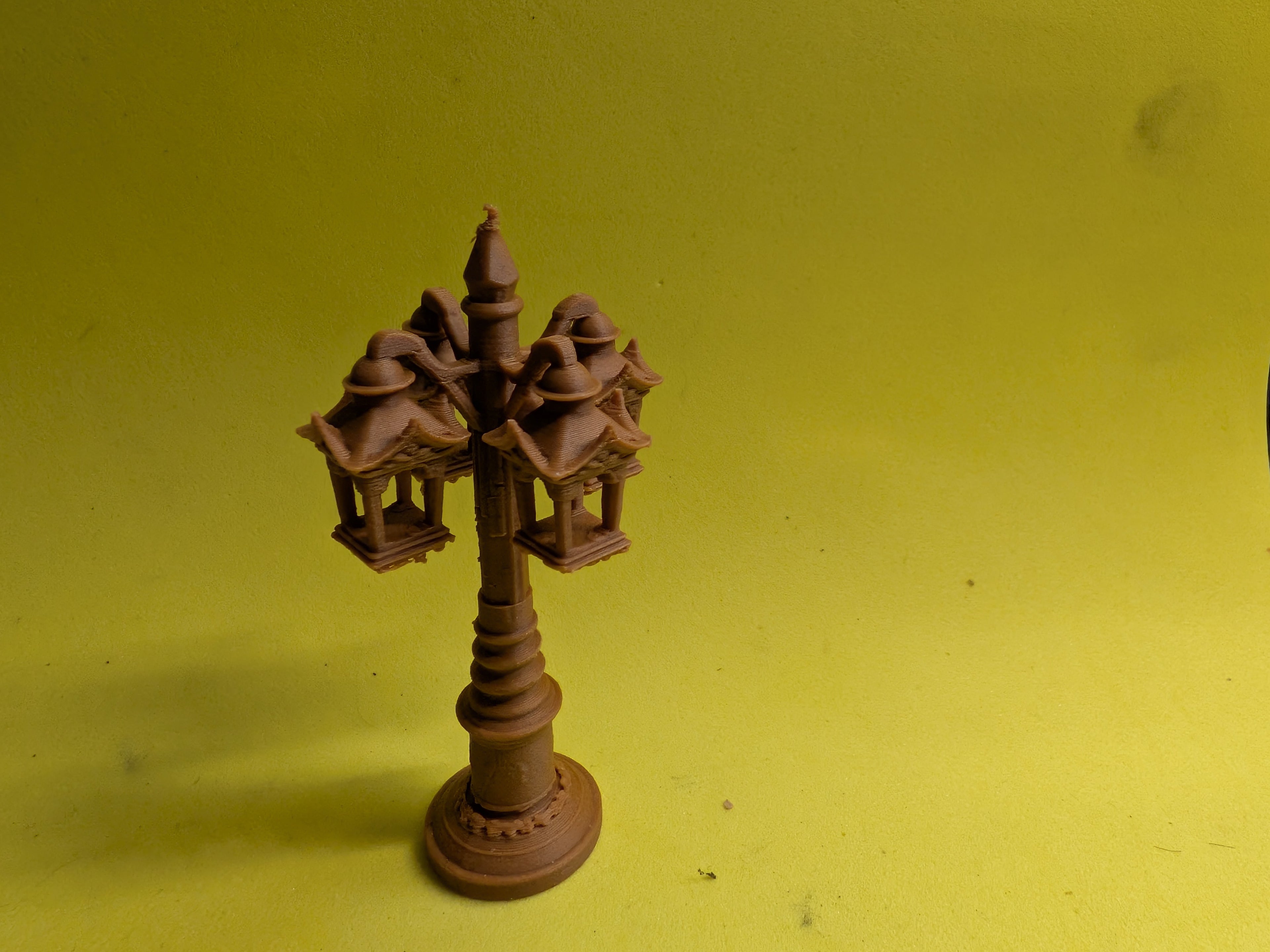 old Miniatur street lamp