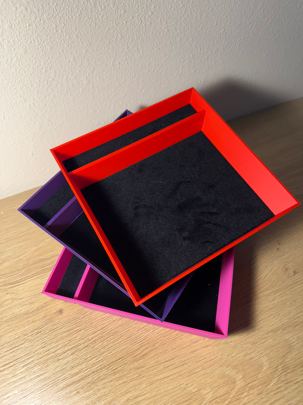 Stackable Dice Tray With Dice Holder