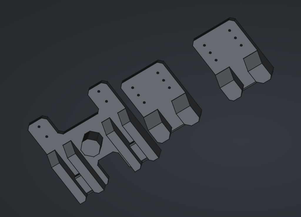 Logitech G29/G920/923 mounting plates