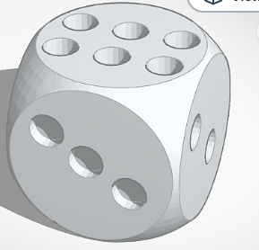 Dice for board games