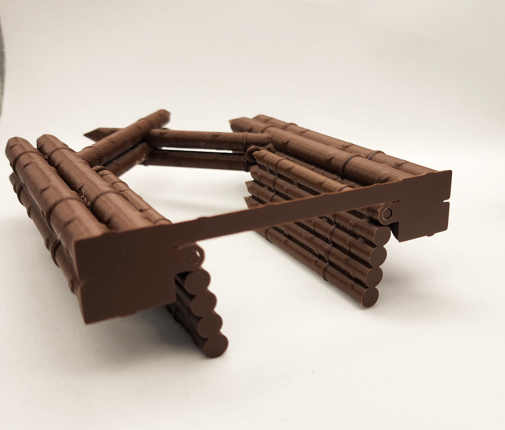 Medieval Palisade Gate & Arch - Print in Place - No Supports