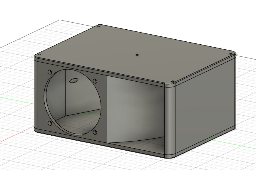 Speaker box for 80mm speaker