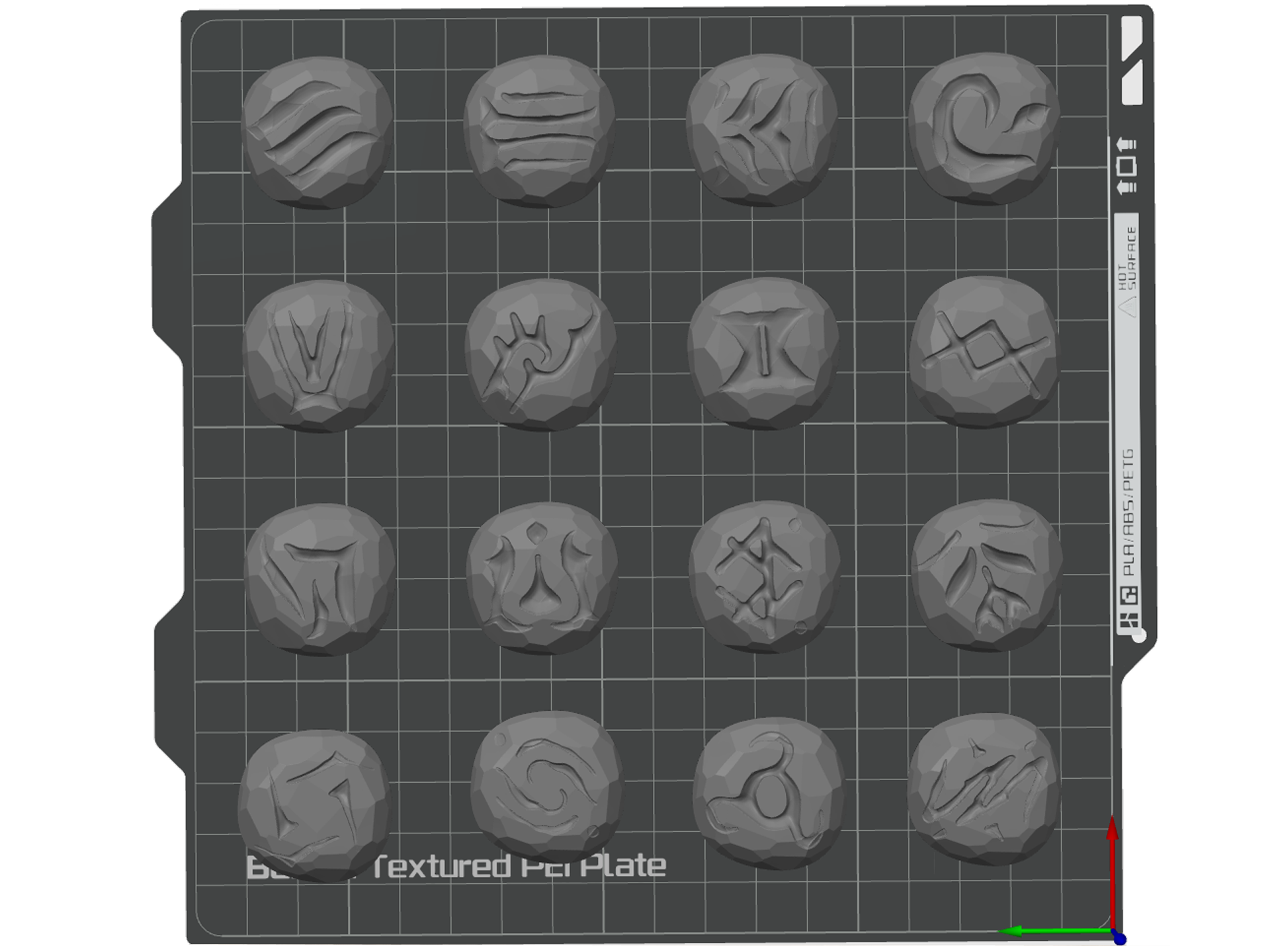 16 Stylized Rune stones