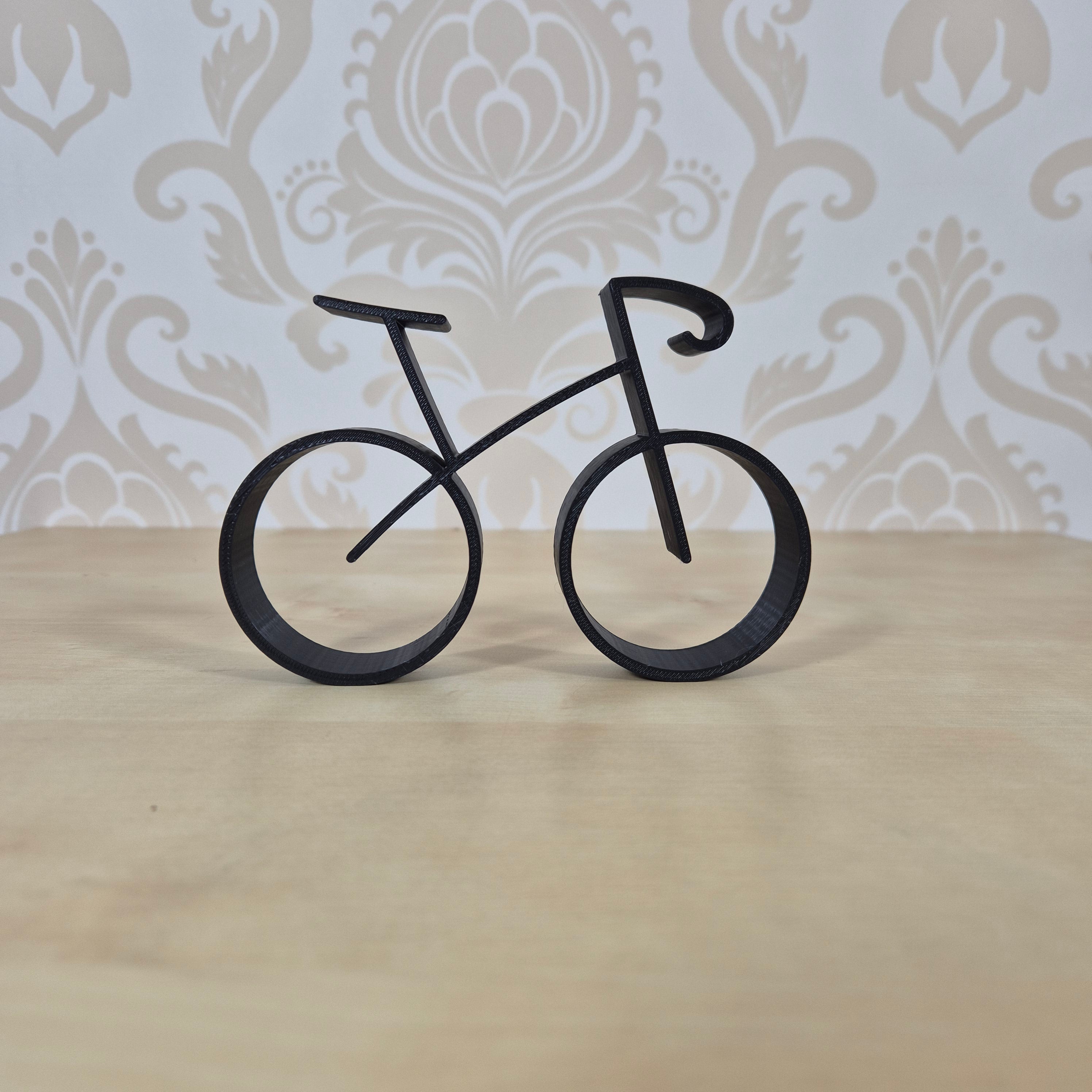 Minimalist Bicycle Decoration - line art