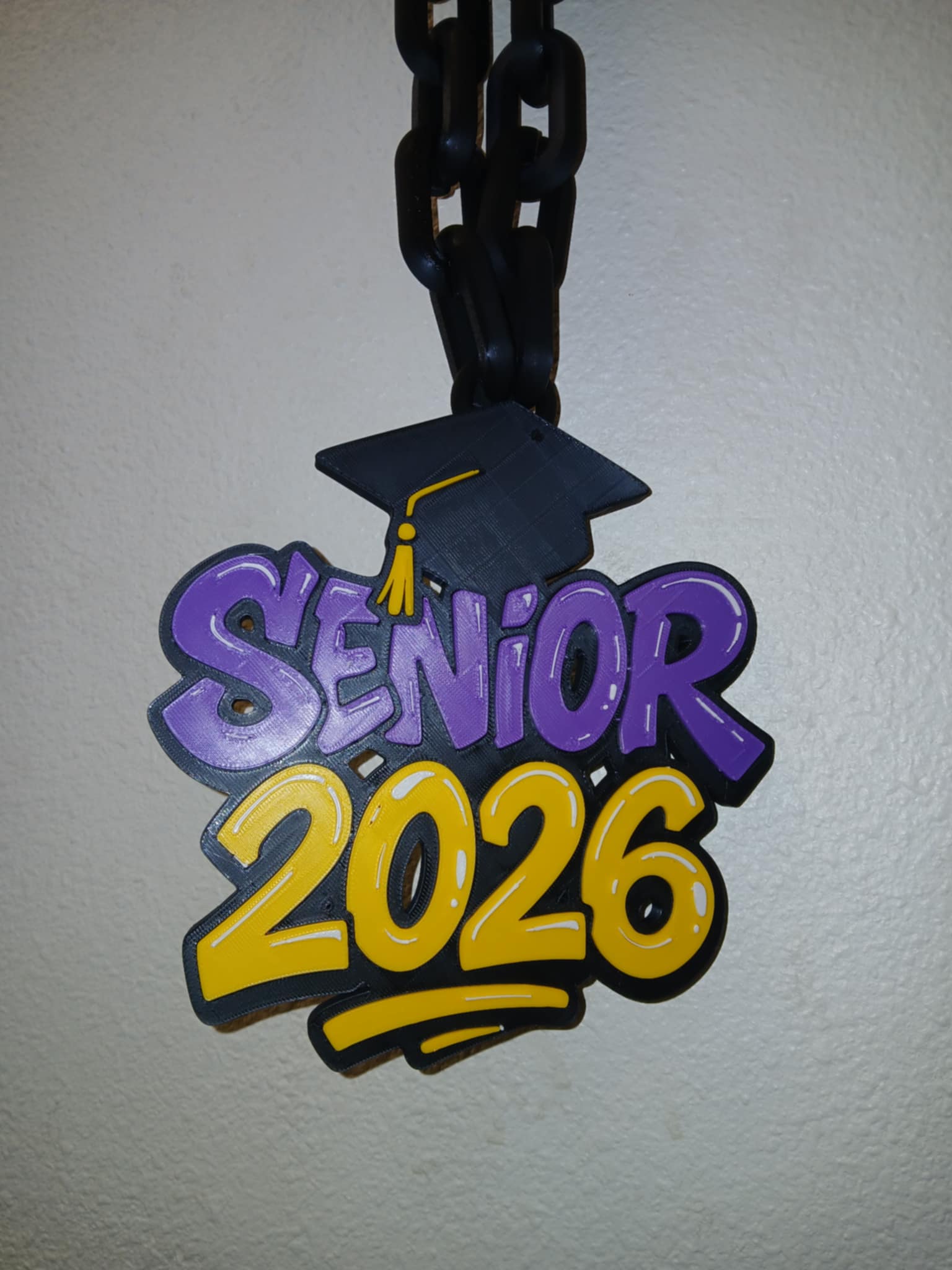 Senior 2026 Hype Chain Pendant FREE COMMERCIAL