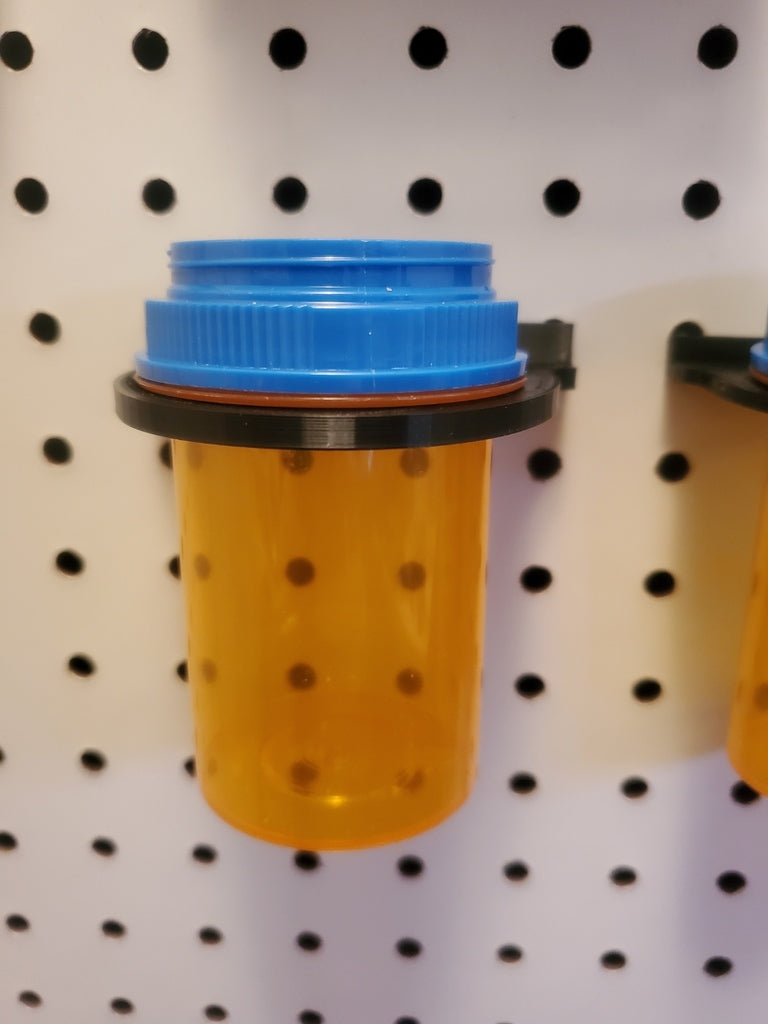 Pegboard container holders