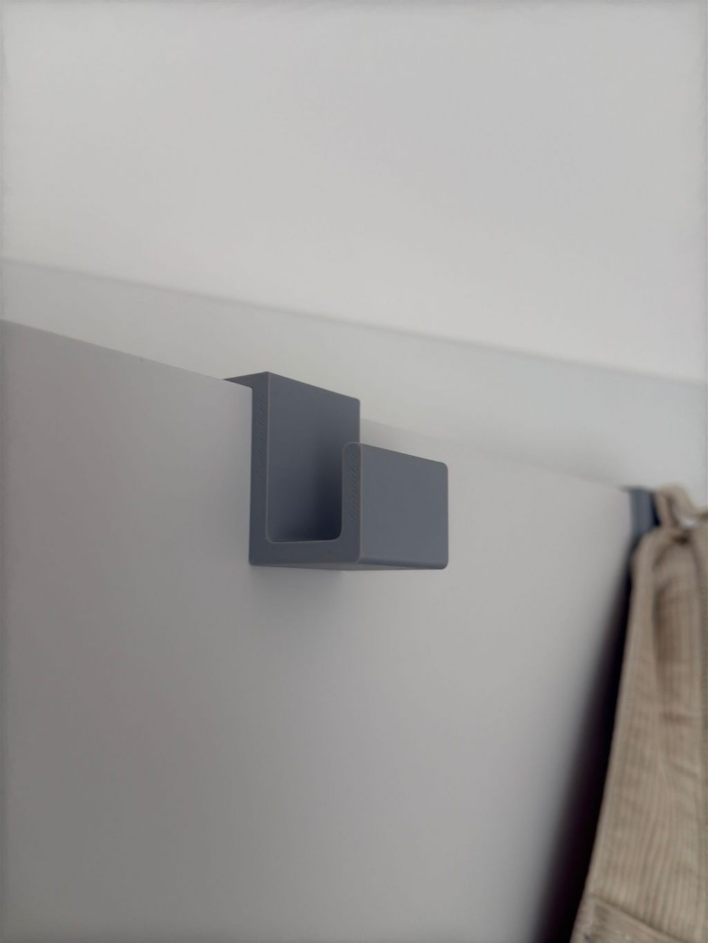 Coat hanger on the door