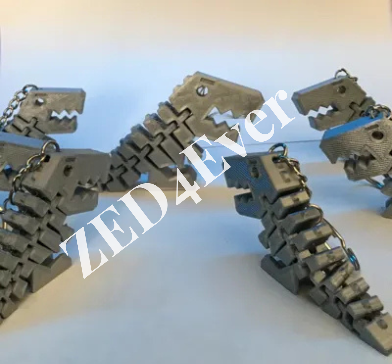 Flexy rex keychain