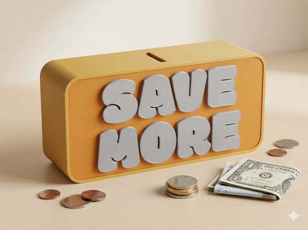 Parametric Name Piggy Bank Maker