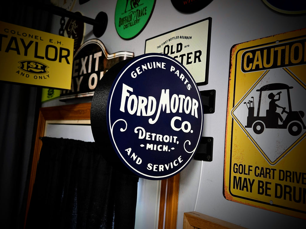 FORD SERVICE - 2-Sided Gas Station Lightbox Sign
