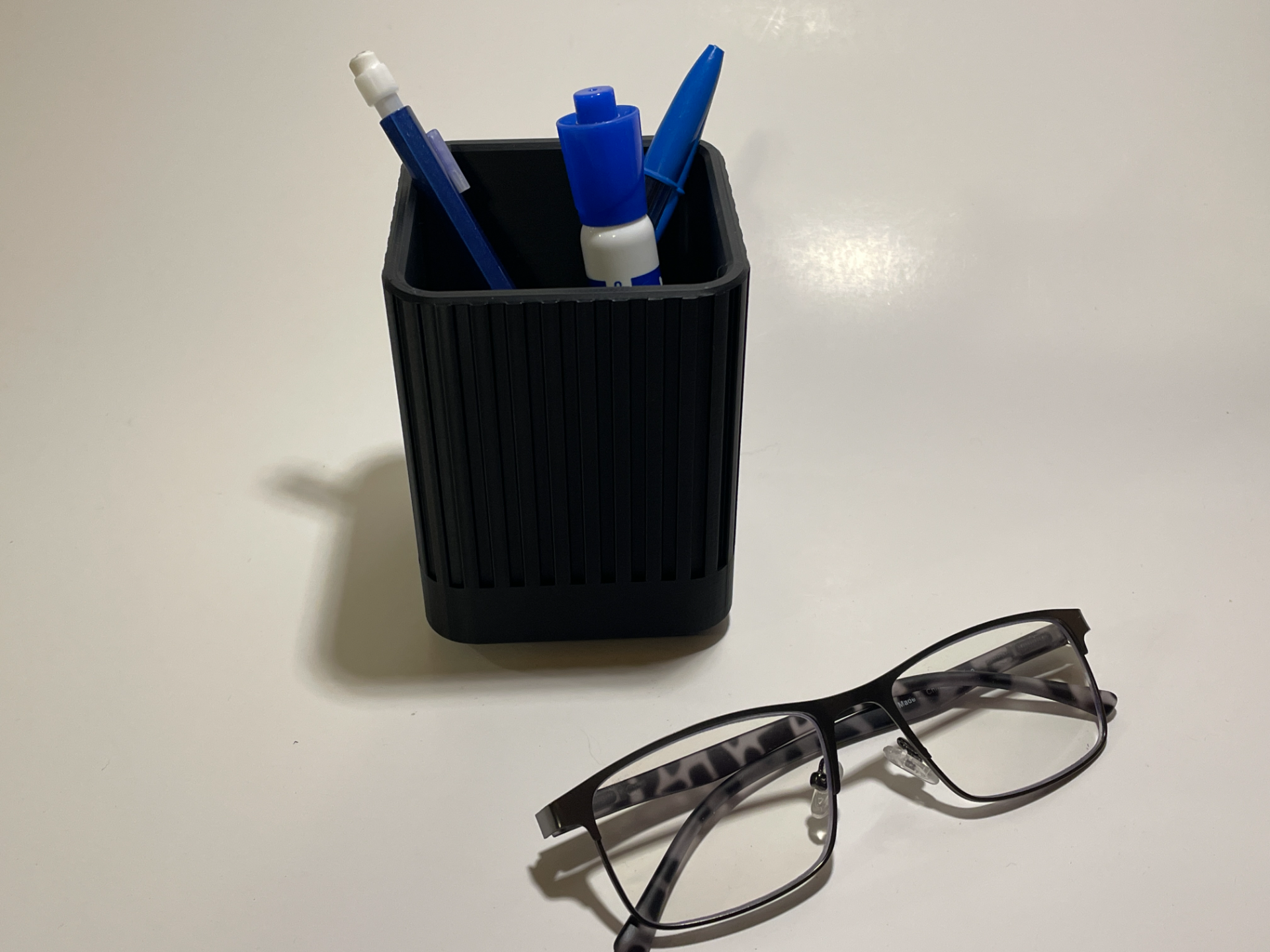 Square Pencil/Pen Holder for Desk