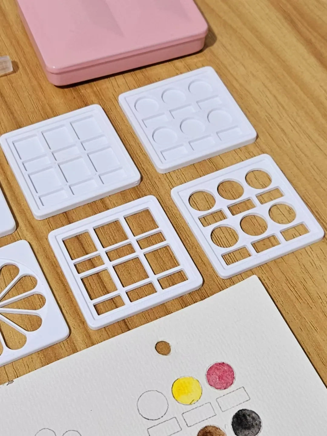 水彩颜料格/填色格