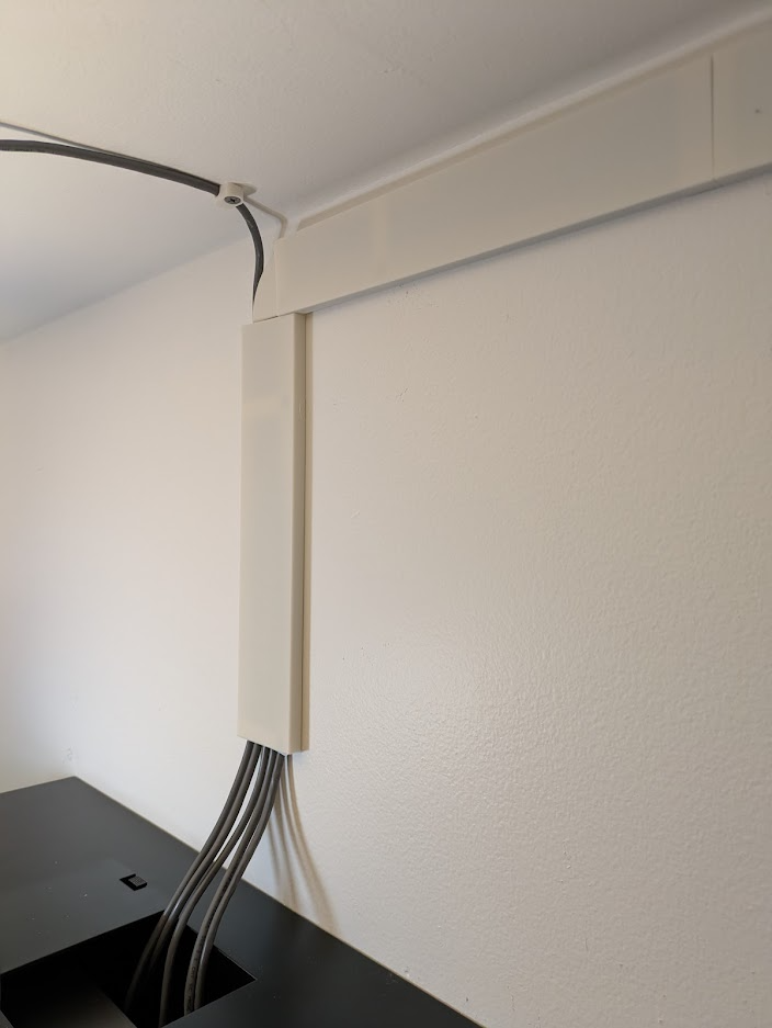 Ethernet Cable Wall Clips and Cover/Conduit