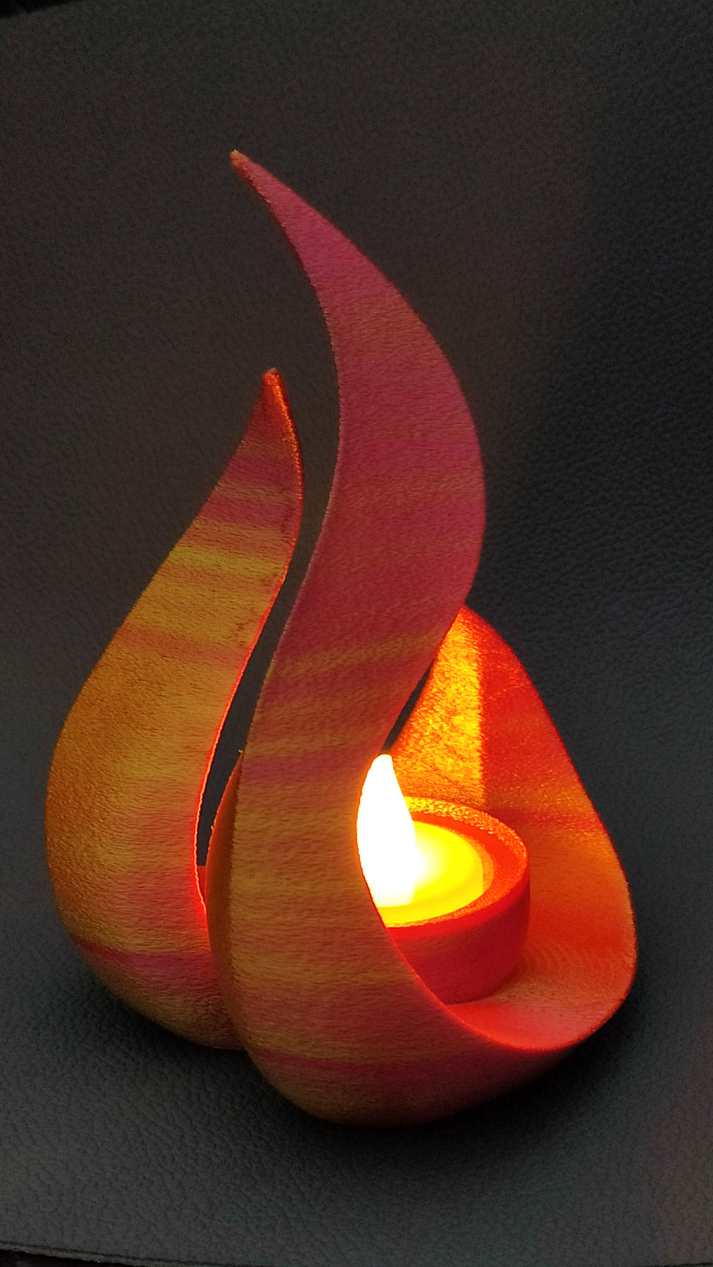 Wild Flame - LED tea light holder - no supports