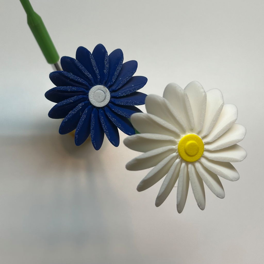 Spinning Fidget Flower Pencil/Pen Topper