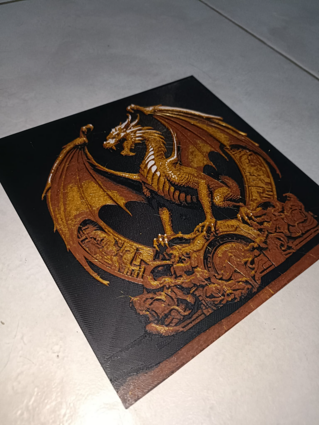 Gold Dragon - Hueforge