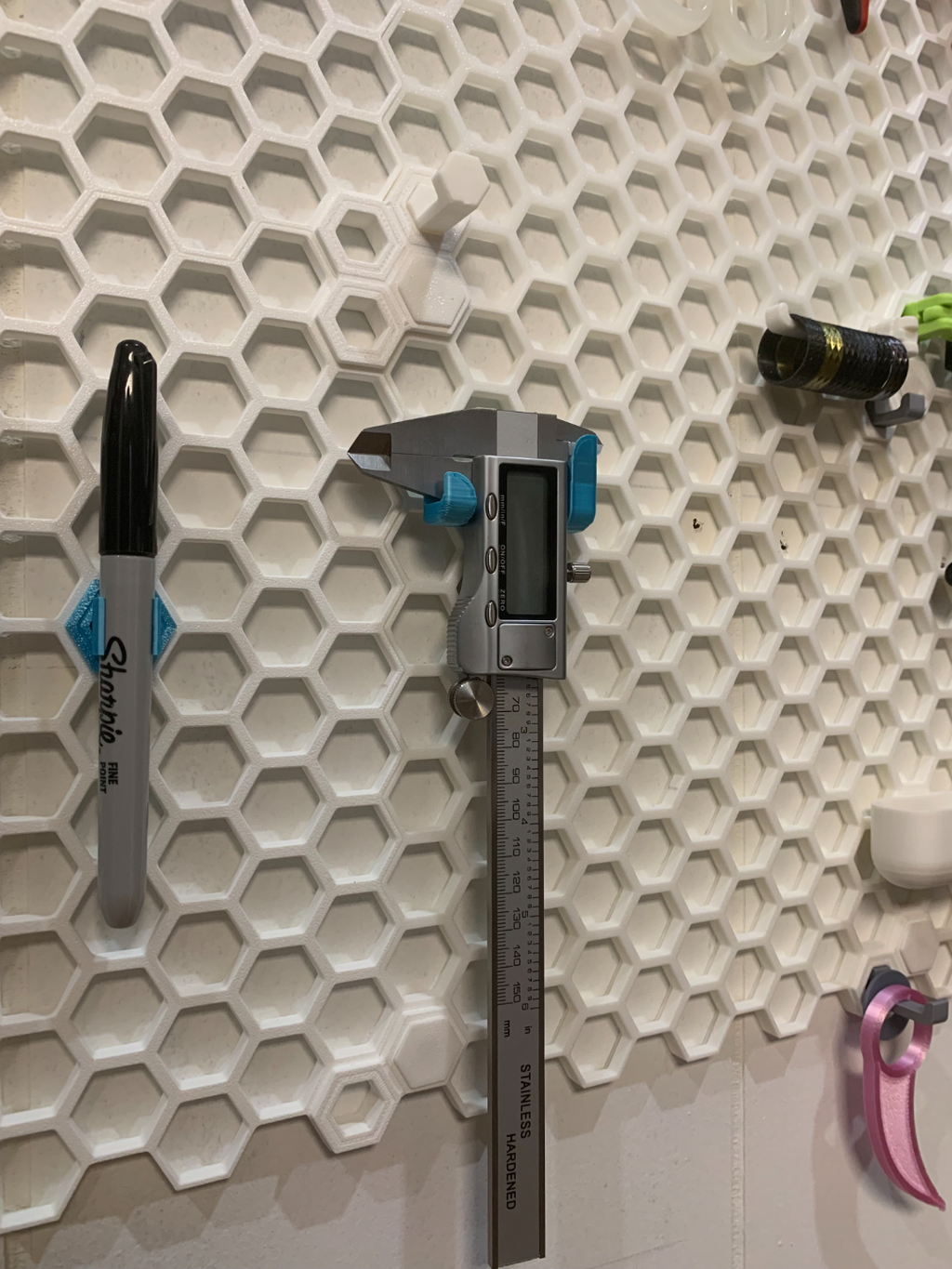 Caliper Holder - HSW mount |Honeycomb Storage Wall