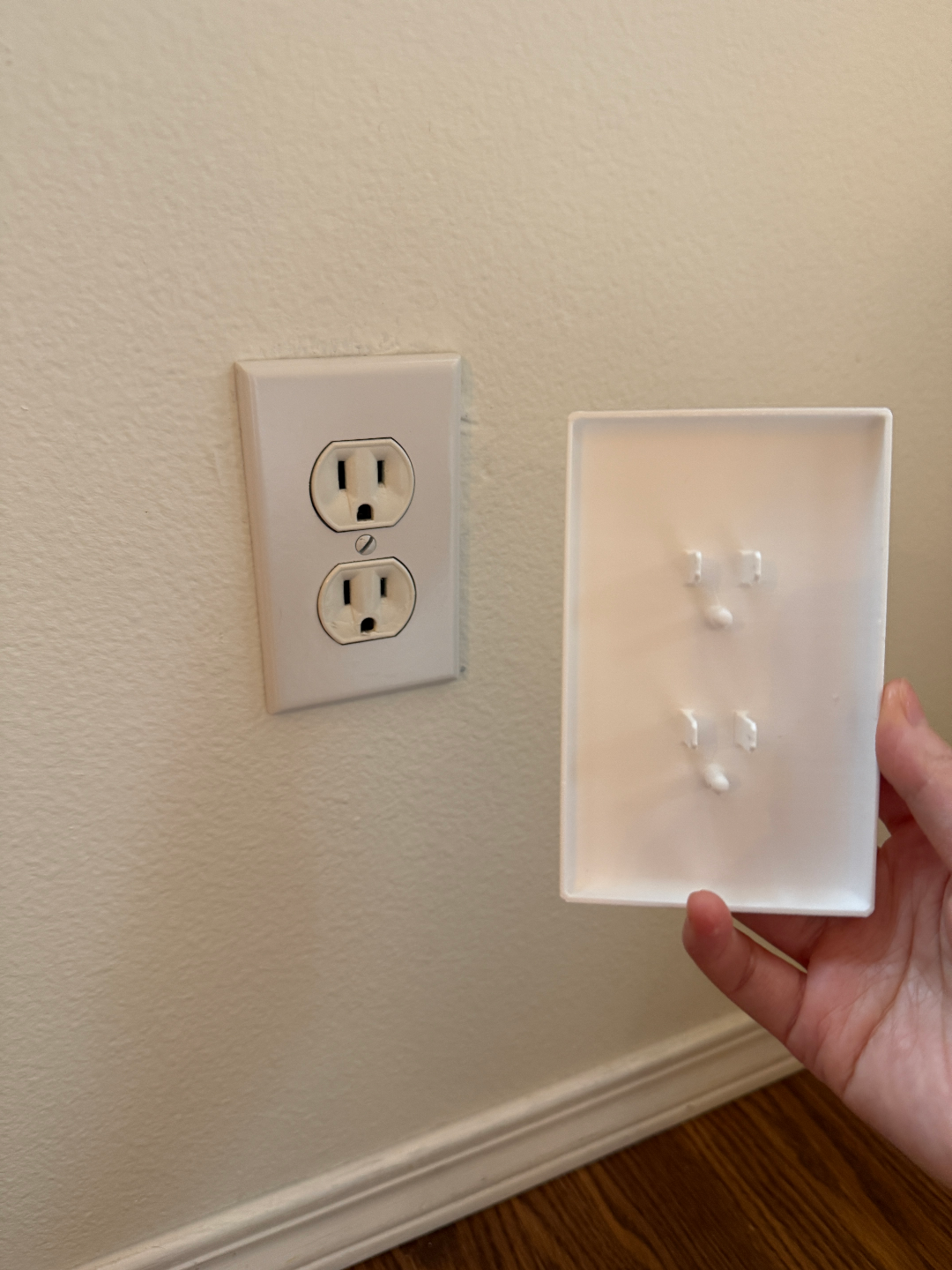 Outlet cover for US standard outlets