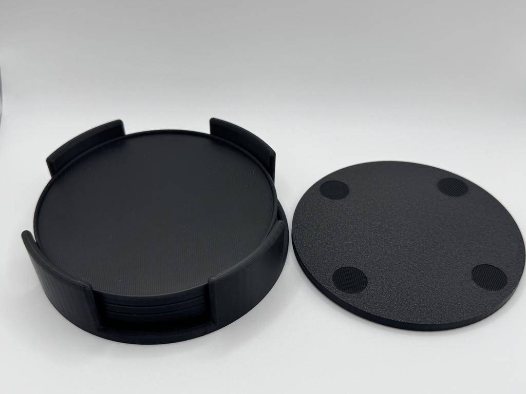 Round coaster stand/holder for drinks, 100x30mm