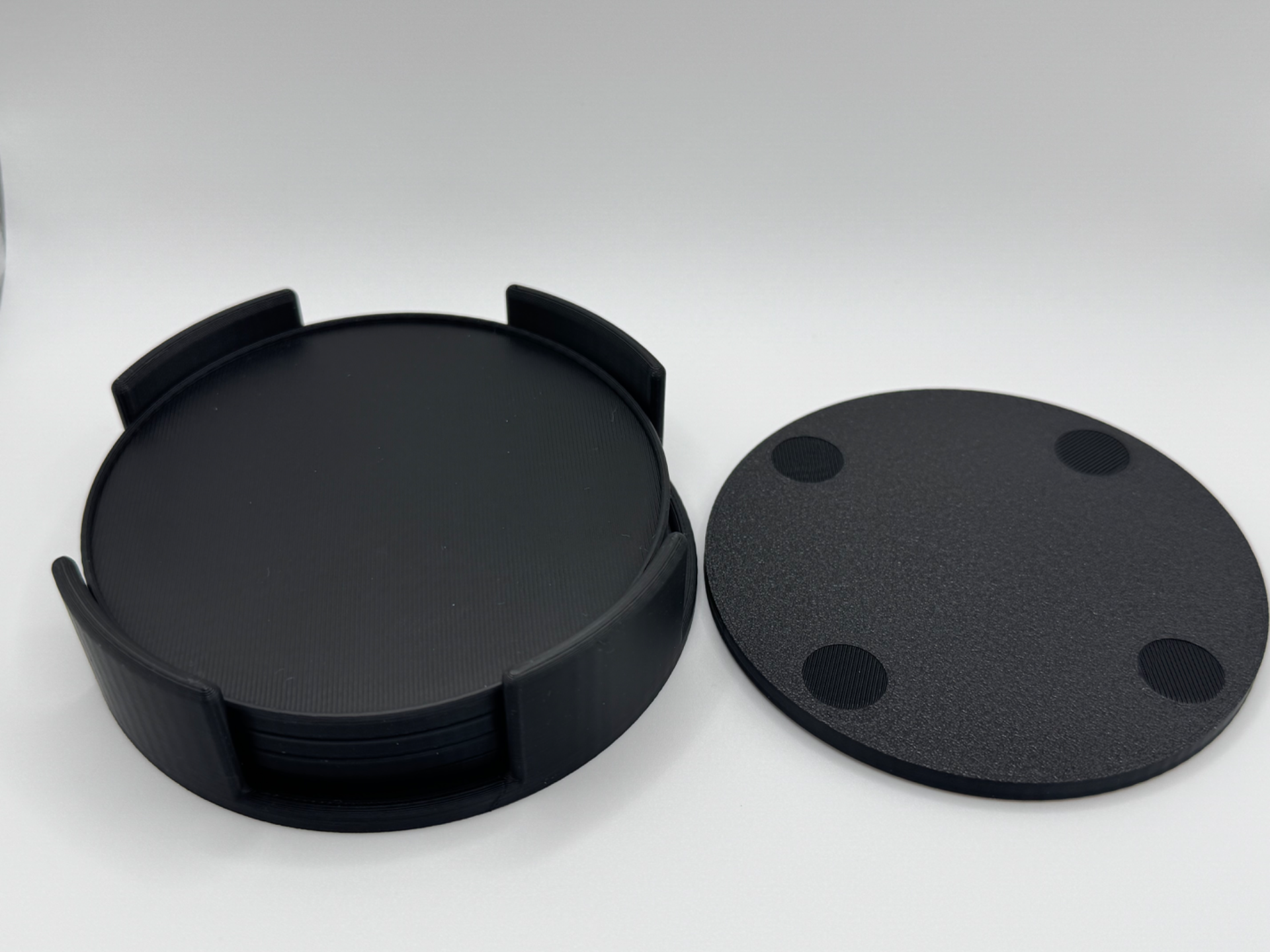 Round coaster stand/holder for drinks, 100x30mm