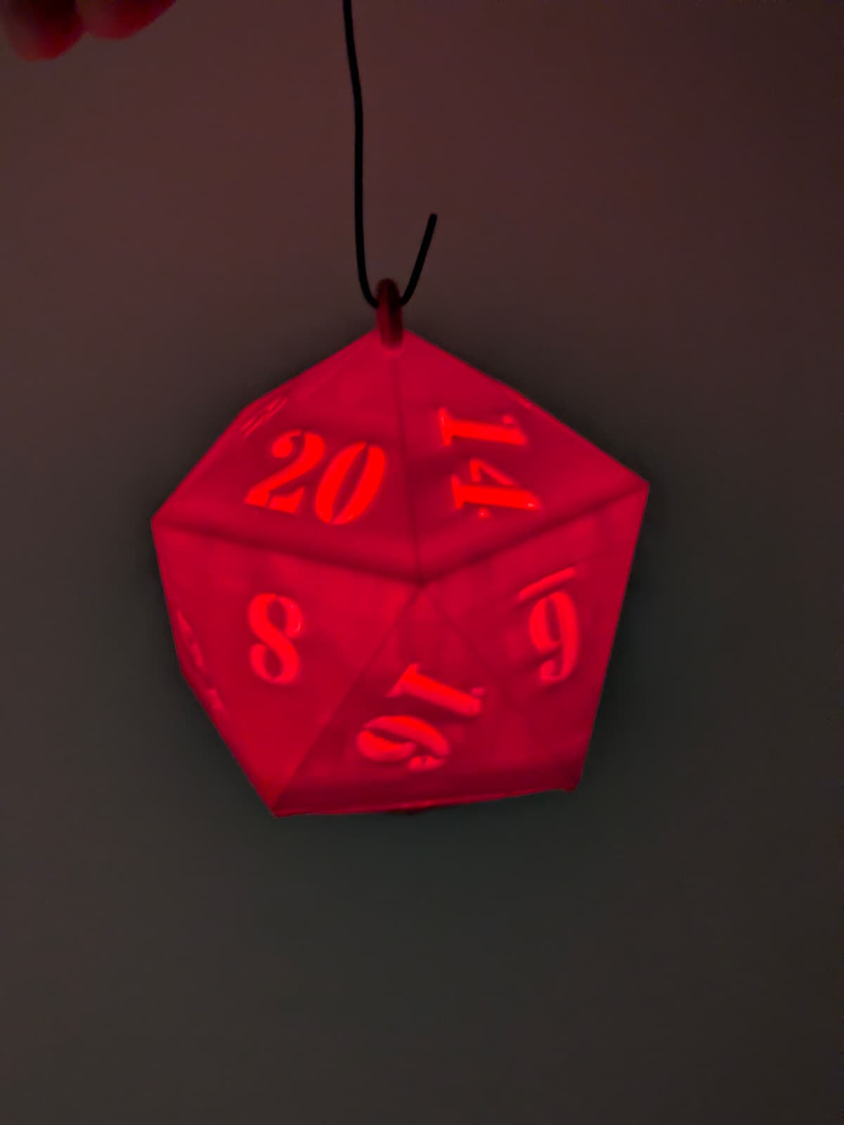 D20 LED Tealight Ornament
