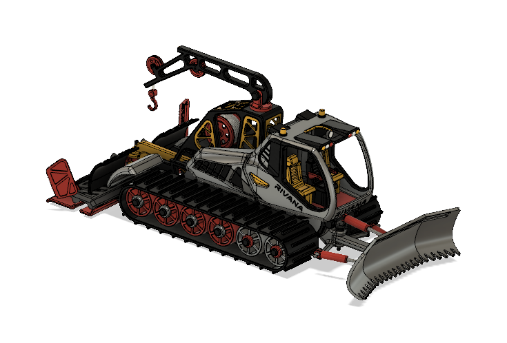 150% SCALE Snowcat / Snow Groomer