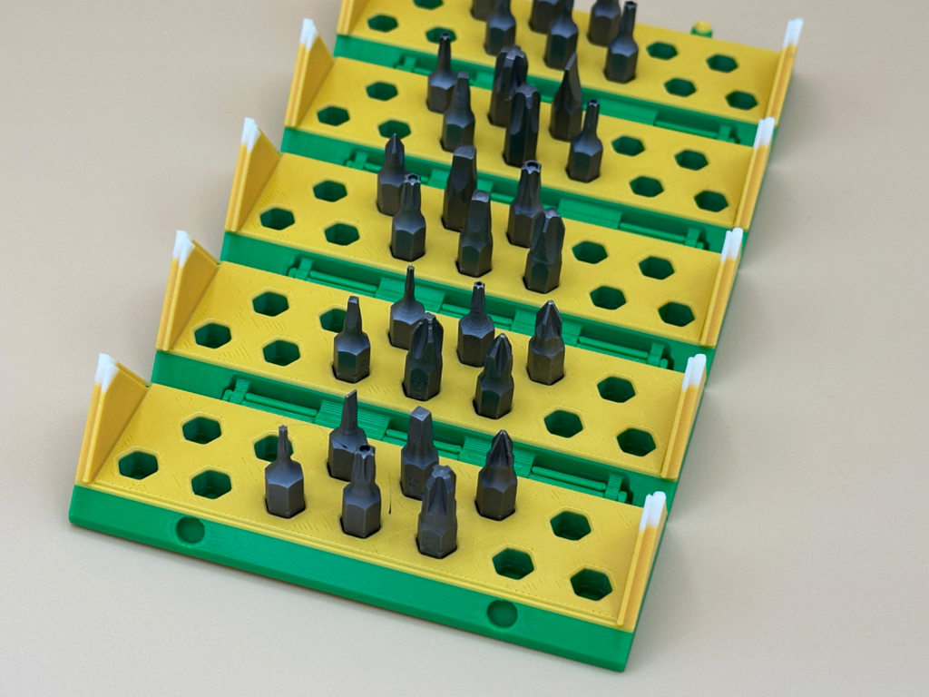 Pentagon-shaped Bit Roll Container: Smart Storage Solution