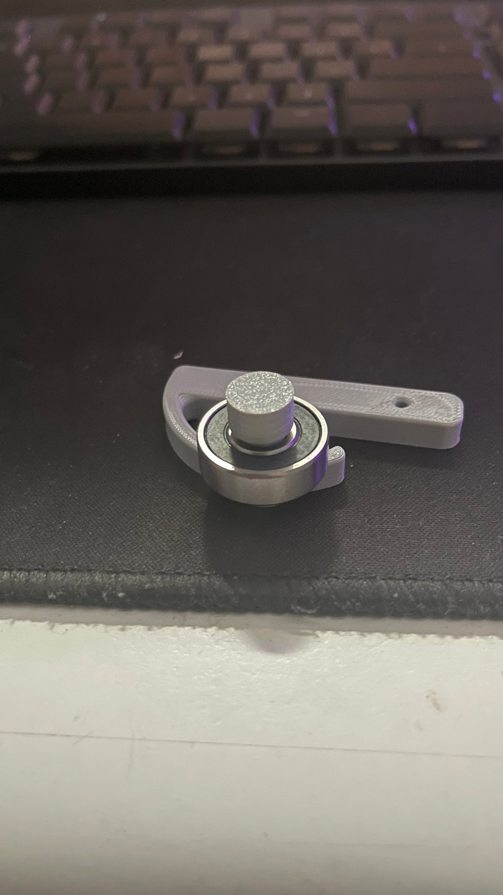 608-2RS ball bearing assisted guide bracket.