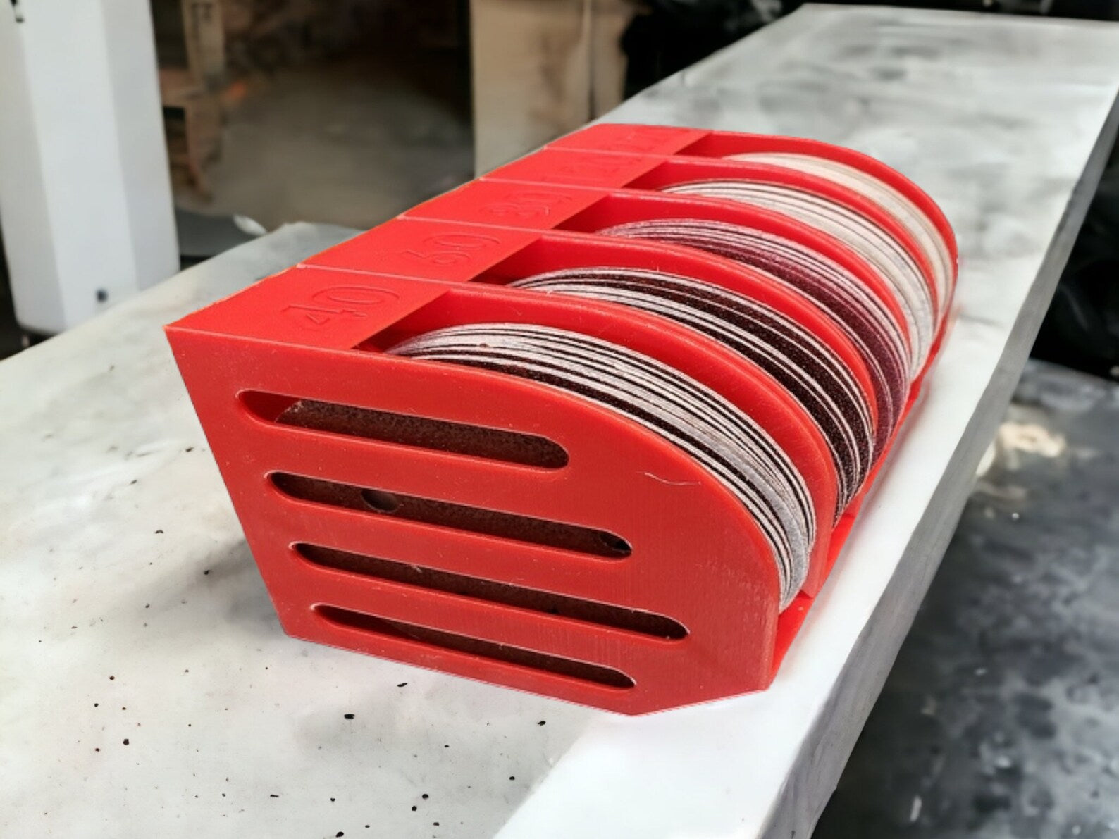 Quick-Grab 6″ / 150mm Sanding Disc Organiser Set
