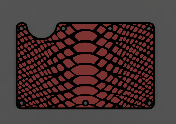 Ridge Wallet Plates
