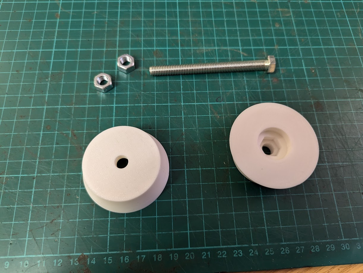 Simple Spool Winder - M8 Bolt - 47-58 Spool ID