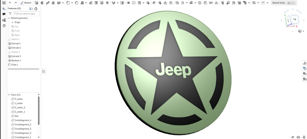Jeep logo coaster