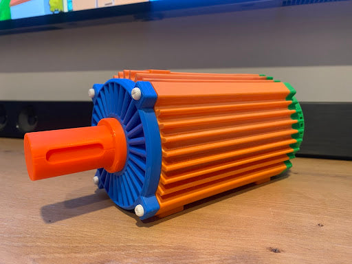 Realistic Industrial Electric Motor Model