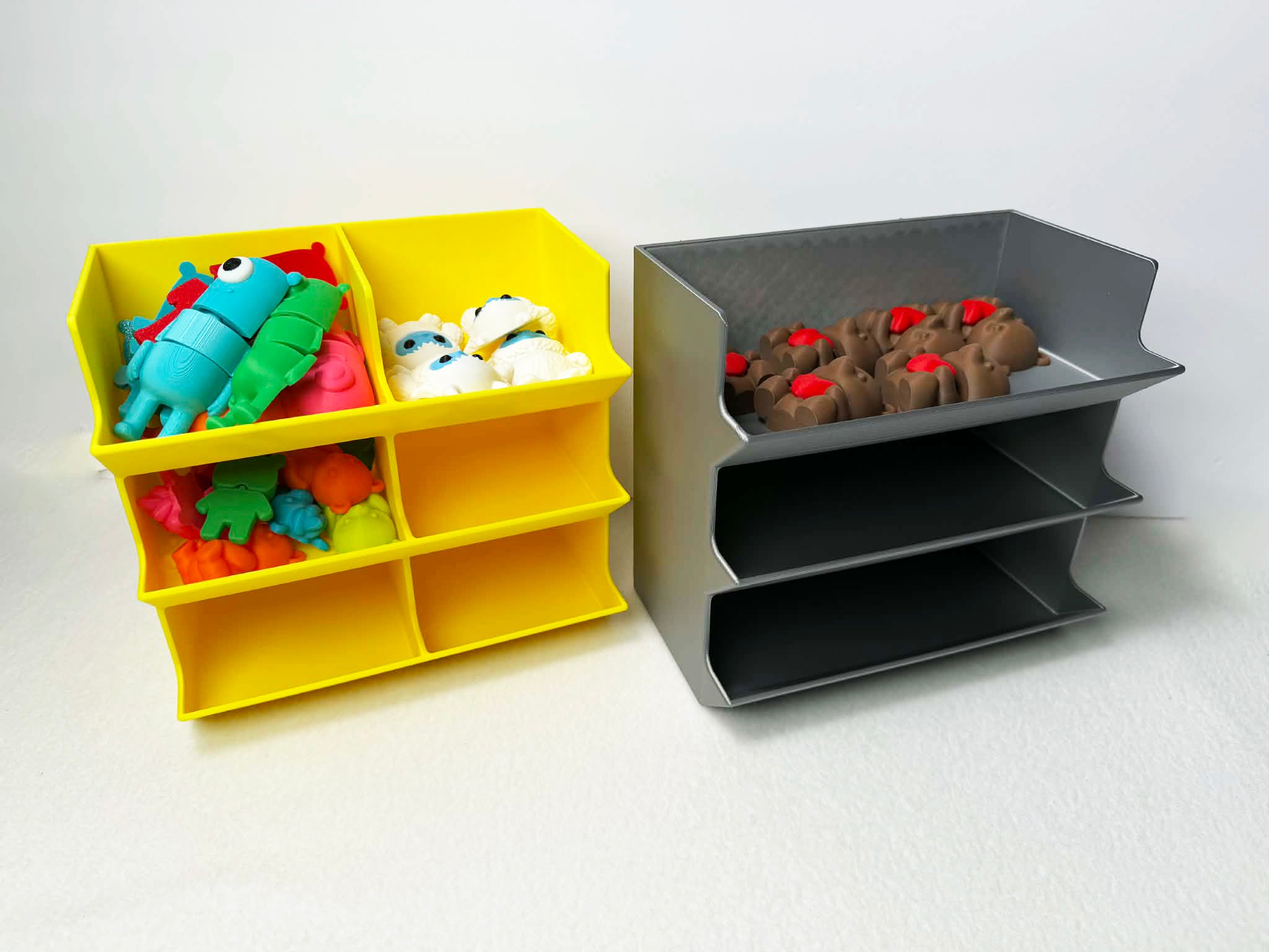 Open bin vertical display