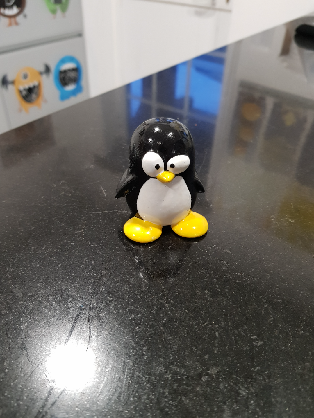 Linux Tux penguin decoration (Multi-/Single color)