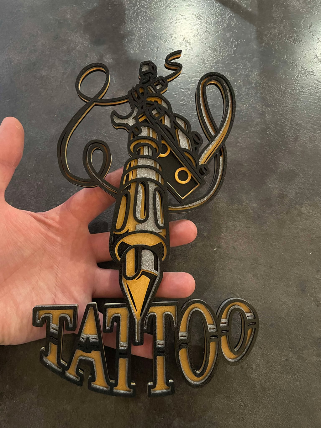 Customizable Layered Tattoo