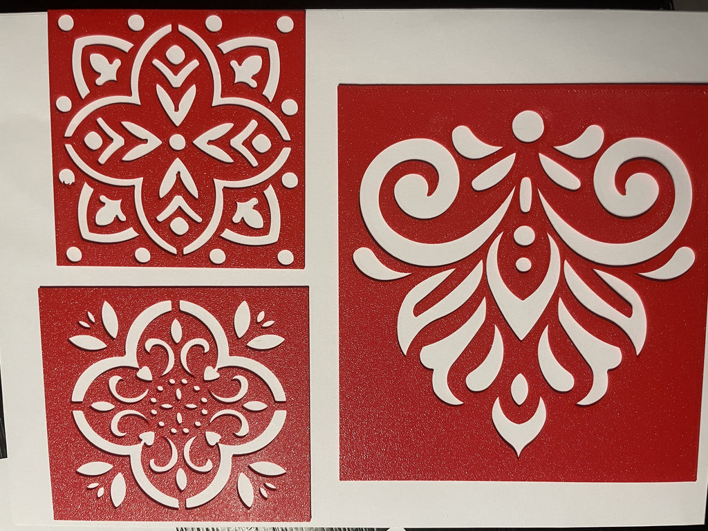 Mandala drawing templates